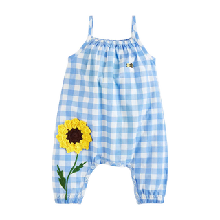 Sunflower Plaid Baby Longall