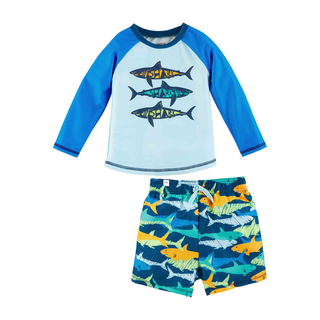 Shark Rash Guard Set