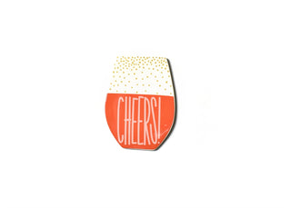 Wine Cheers Mini Attachment by Happy Everything