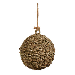 Natural Woven Ball Orn