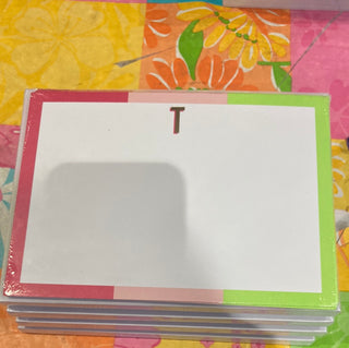 T notecards